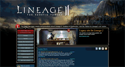 Desktop Screenshot of legacy.lineage2.com