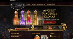 Desktop Screenshot of lineage2.com