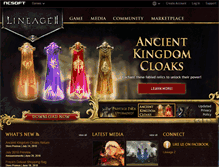 Tablet Screenshot of lineage2.com